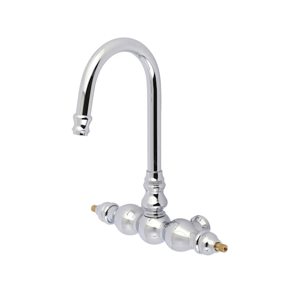 Aqua Vintage Vintage Tub Faucet Body W/out Handle, Polished Chrome AET300-1 - main